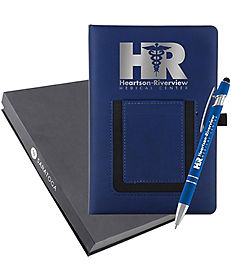 Promotional Gift Sets: Techno Pocket Journal & Ultima Softex Pen Set